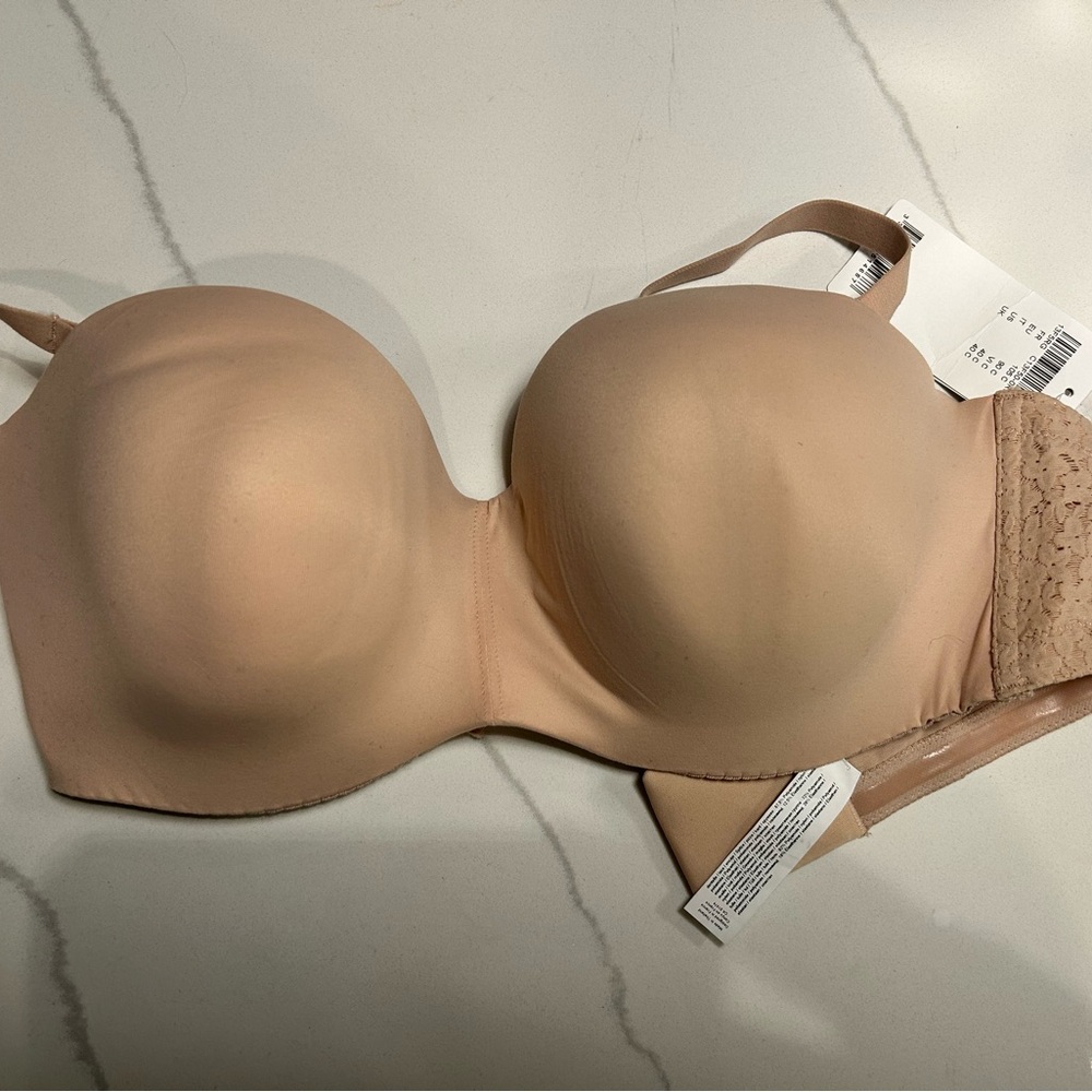 Chantelle Beige Strapless Bra
